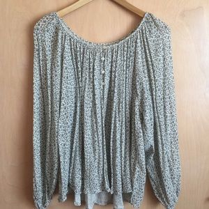 Denim &Supply Ralph Lauren Floral boho peasant top